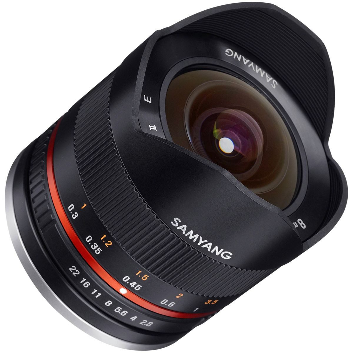 Samyang MF 2,8/8 Fish-Eye II APS-C Fuji X Objektiv