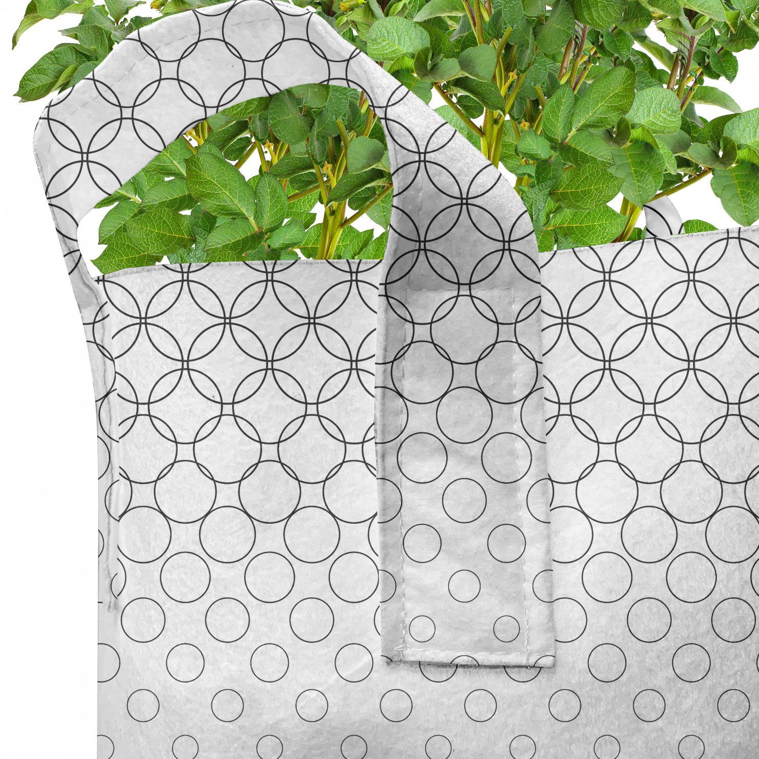 Abakuhaus Pflanzkübel für Stofftöpfe mit Pflanzen, hochleistungsfähig Griffen Motive Geometrisch