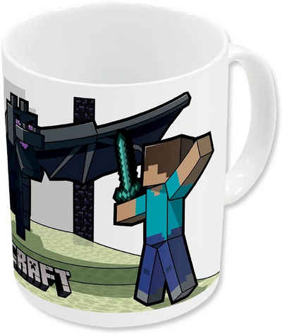 Minecraft Tasse Tasse - Minecraft - Alex Steve Drache (NEU & OVP)