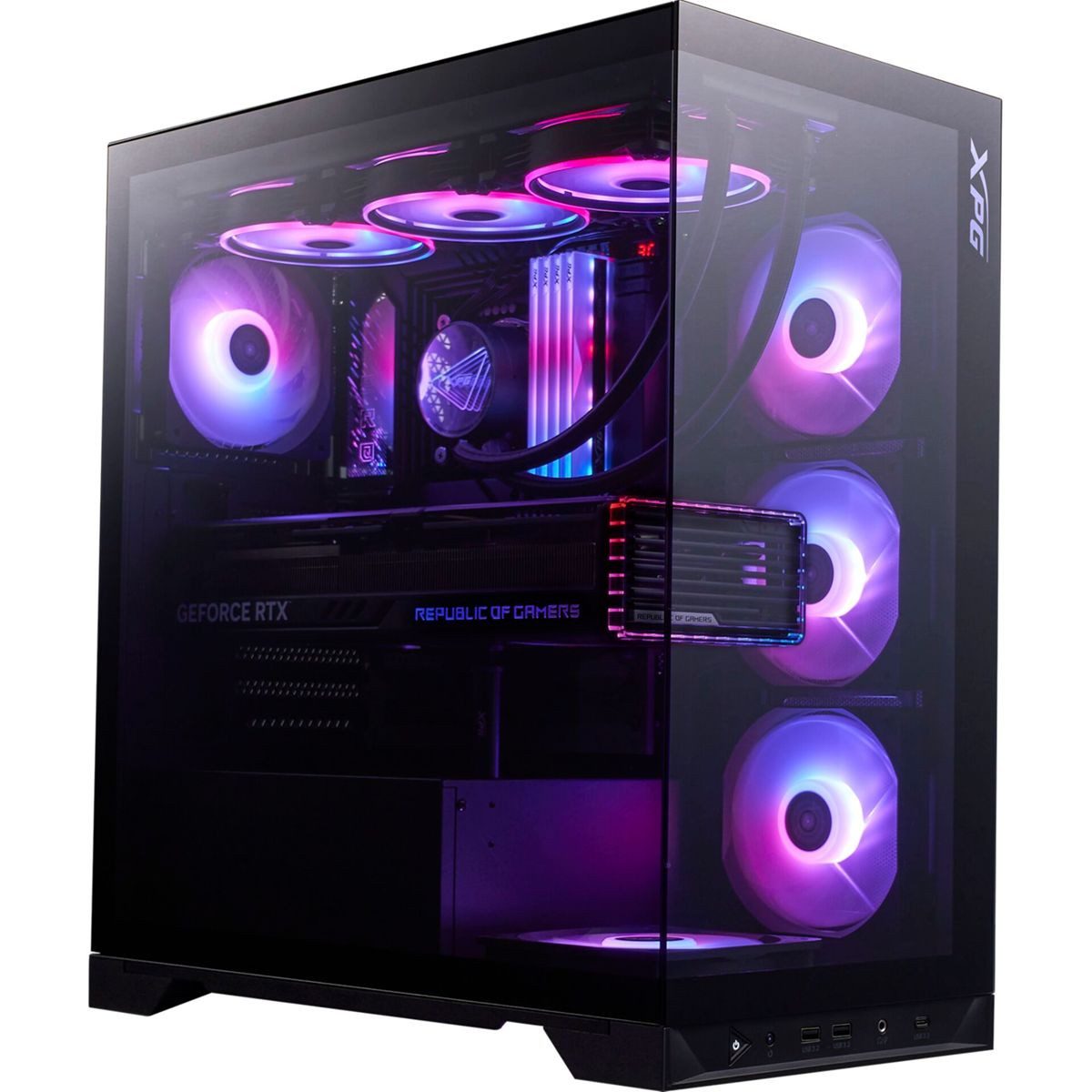 XPG INVADER X BTF MID-TOWER-GEHÄUSE Schwarz