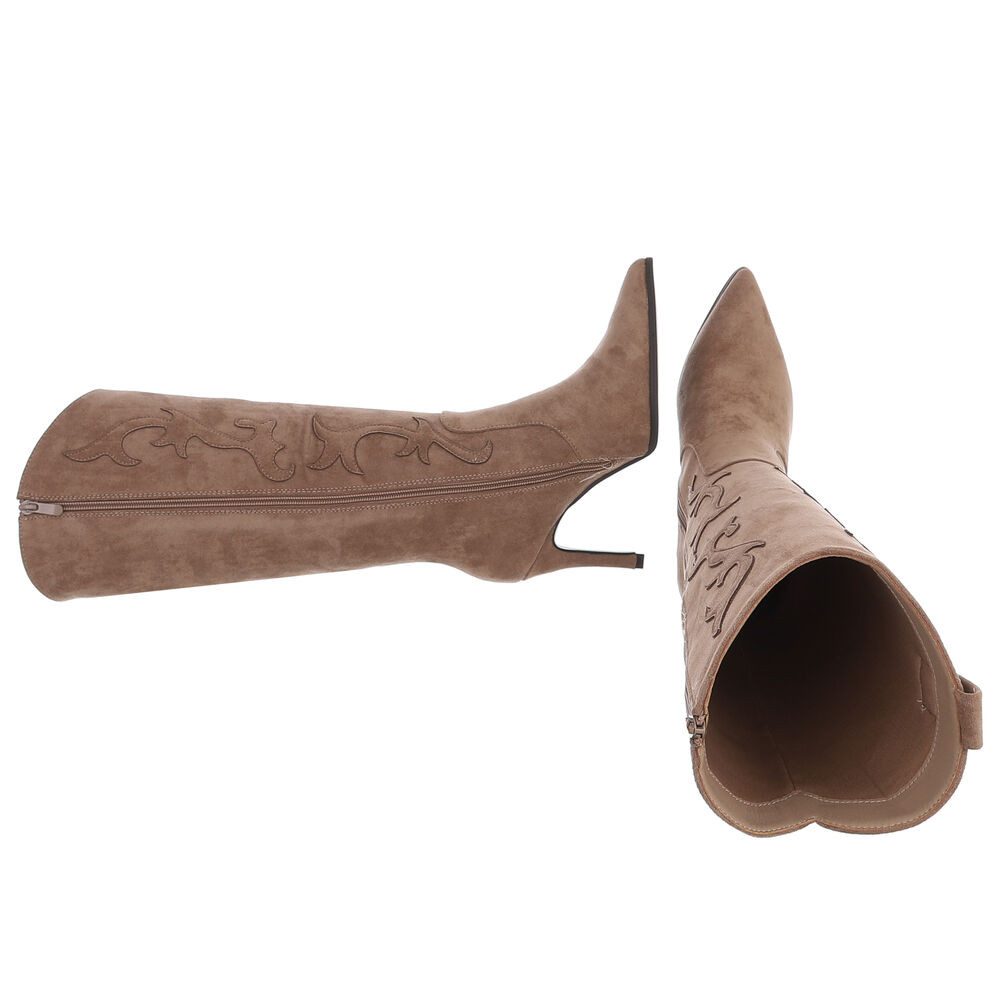 Ital-Design Elegante Stiefel mit hohem Absatz und filigranen Details High-H günstig online kaufen