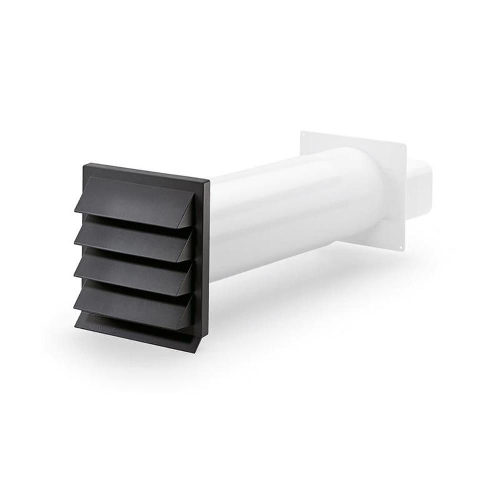 Naber Abluft-Set COMPAIR System Ø 125 K-Klima-R flow 125 Mauerkasten, innen Rechteck-An