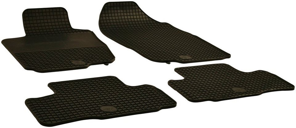 WALSER Passform-Fußmatten (4 St), für Toyota RAV4 Geländewagen, für Toyota  RAV 4 III (A3) 06/2005-08/2014