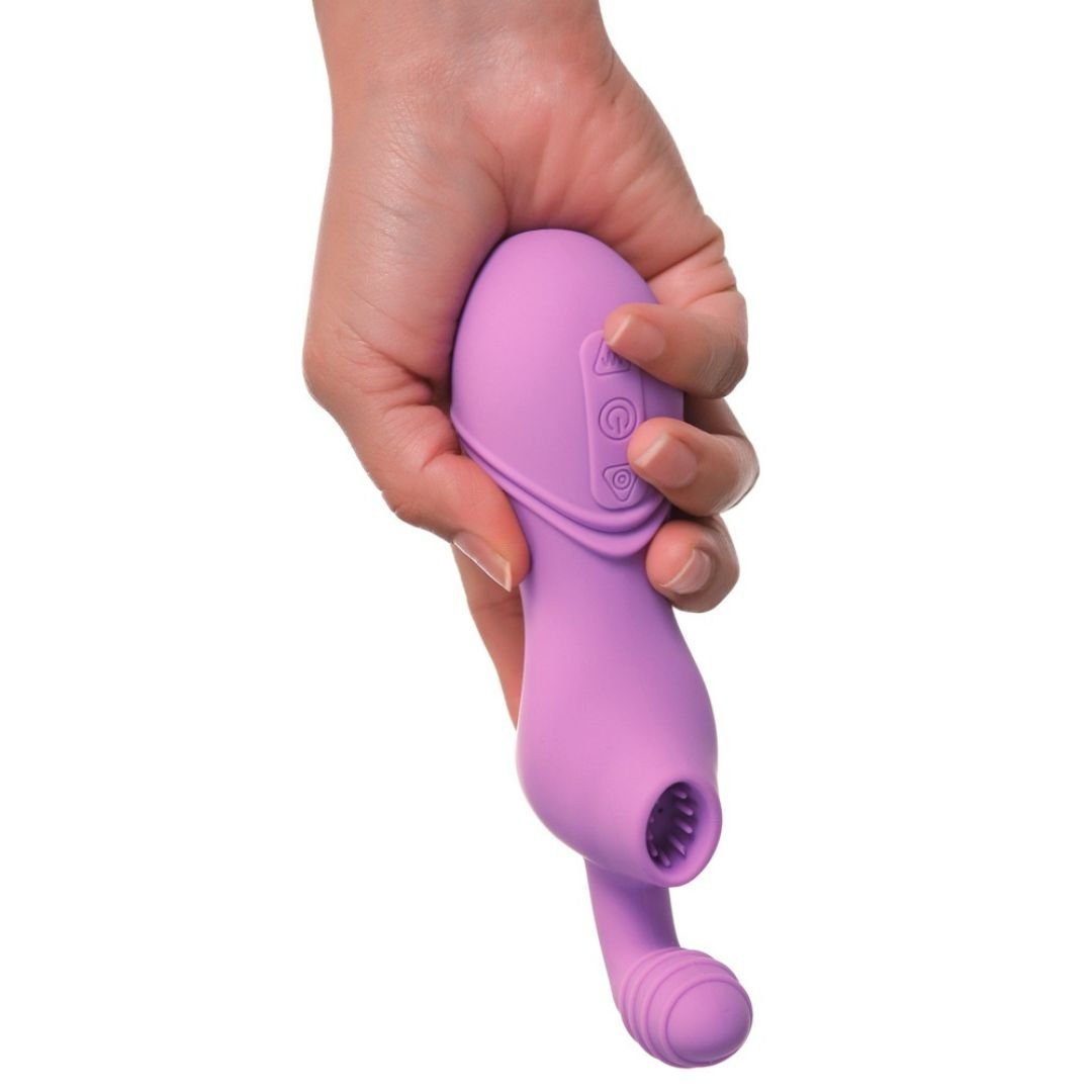 Saugmodi Saugfunktion, Auflege-Vibrator Fantasy Her Klitoris-Stimulator mit 12 Wiederaufladbarer For