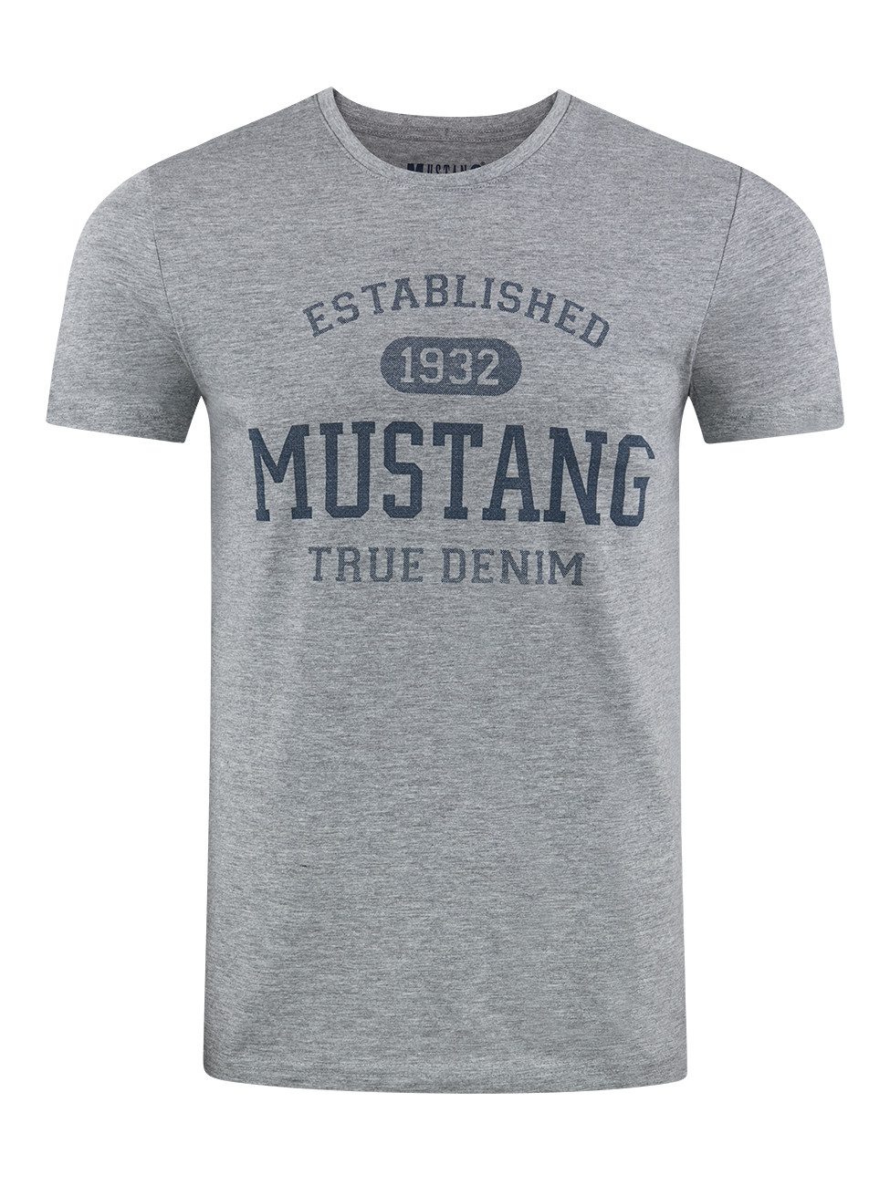 MUSTANG T-Shirt Herren Printshirt Regular Fit günstig online kaufen