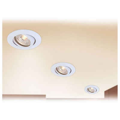 EGLO Deckenleuchte EGLO Deckenleuchte Einbau-Leuchte Strahler Deckenlampe Spot 3er weiß