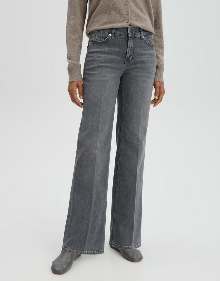 someday Bootcut-Jeans CARIE ICONIC aus BCI Cotton Mix Mid Rise leicht ausgestelltes Bein, elastischer Stoff