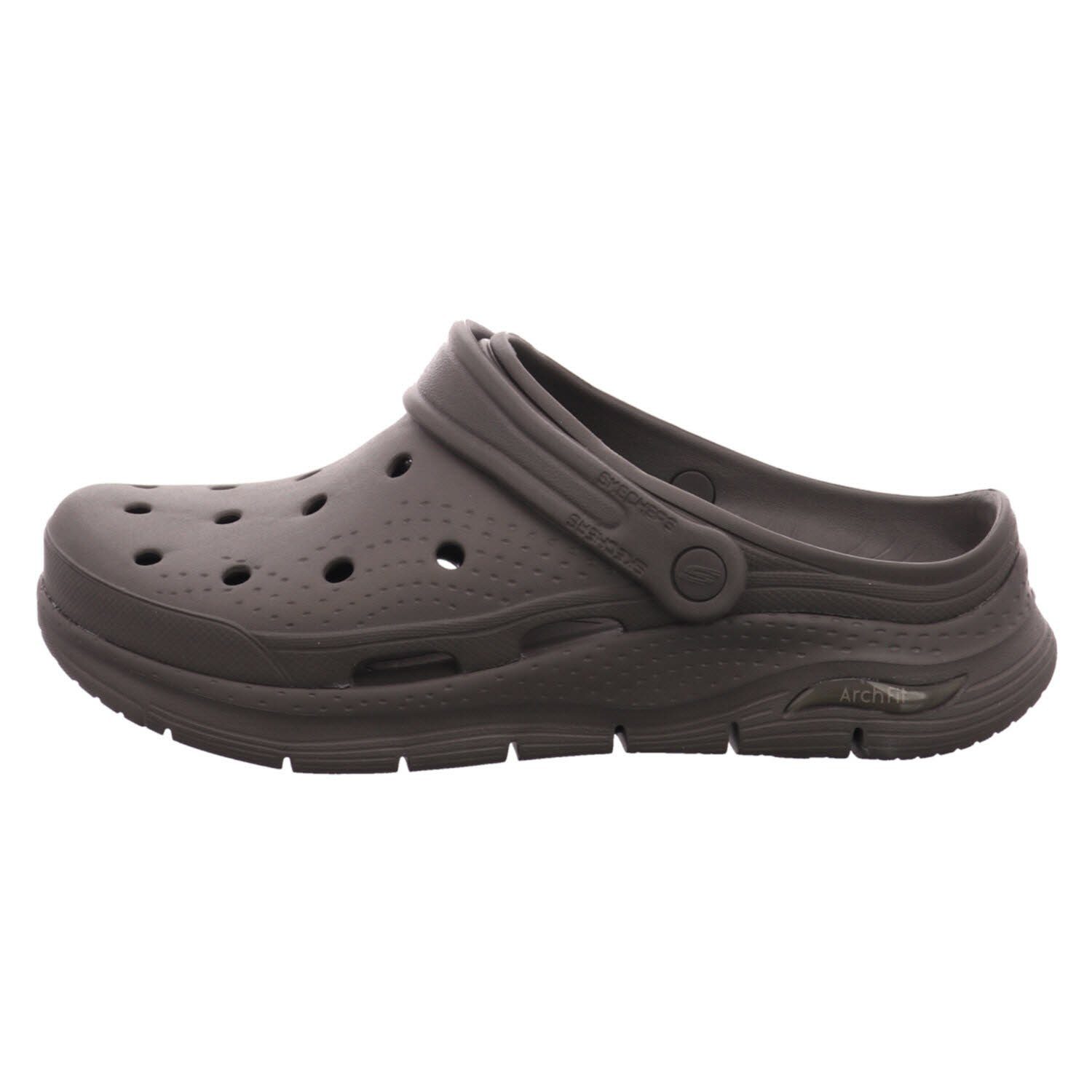 Skechers Solid Clog W/ Perf Detail And Outdoorschuh