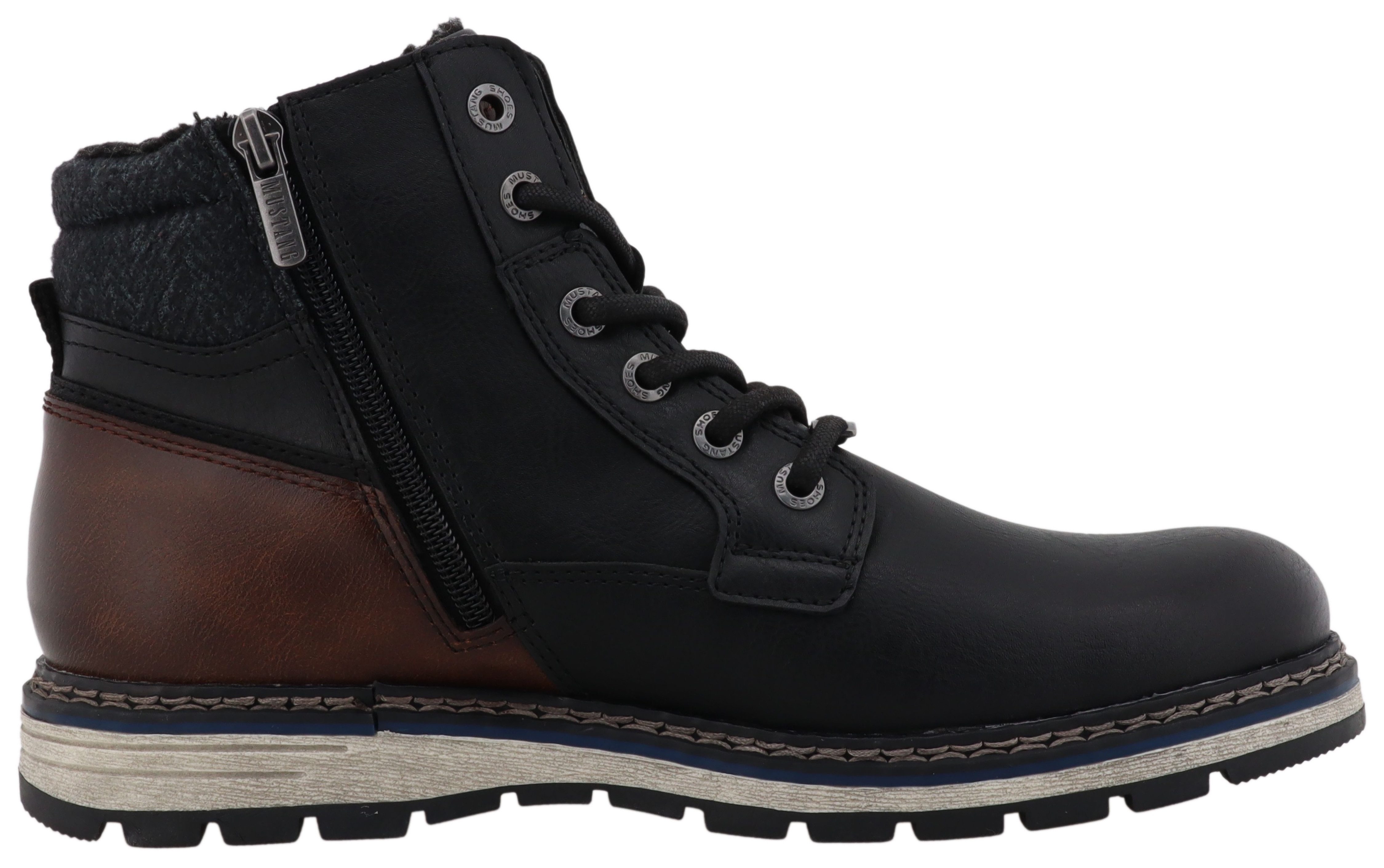 Mustang Shoes Mariko Winterboots Workerboots, Schnürboots mit TEX-Ausstattung