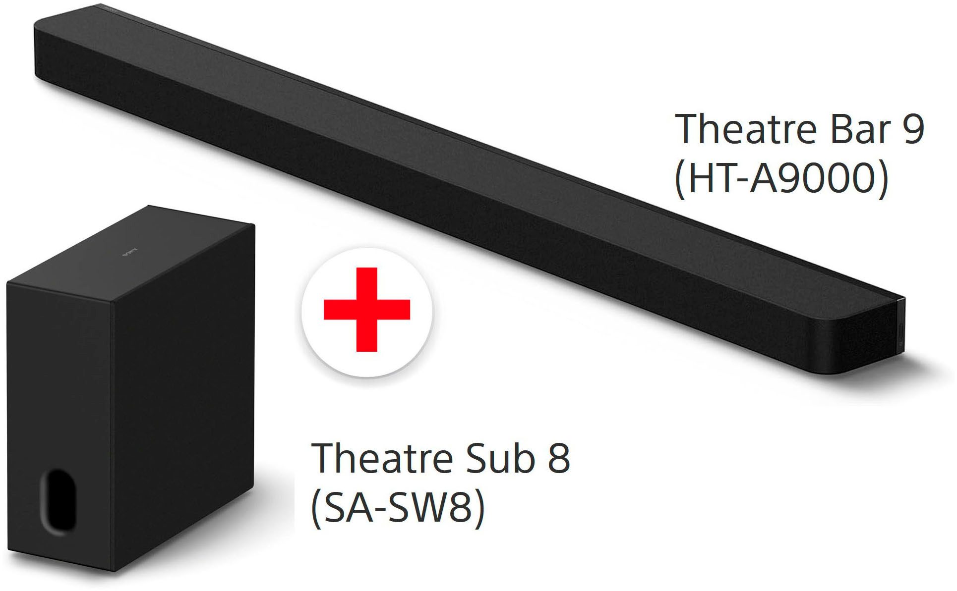 Sony BRAVIA Theatre Bar 9 + BRAVIA Theatre Sub 8 Soundbar 7.0.2 (Bluetooth, WLAN, 90 W)