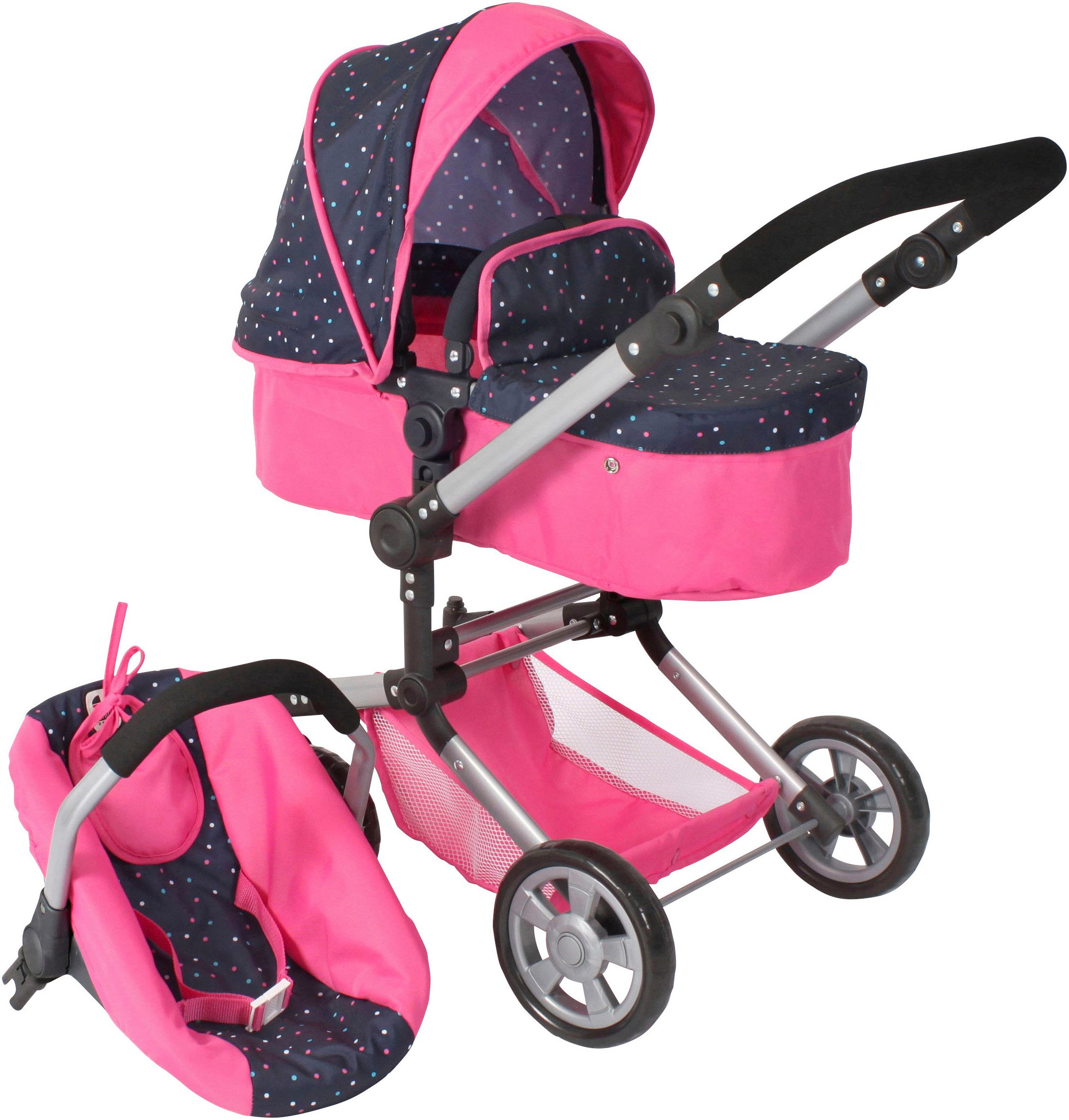 CHIC2000 Kombi-Puppenwagen Linus, Konfetti, (Set) günstig online kaufen