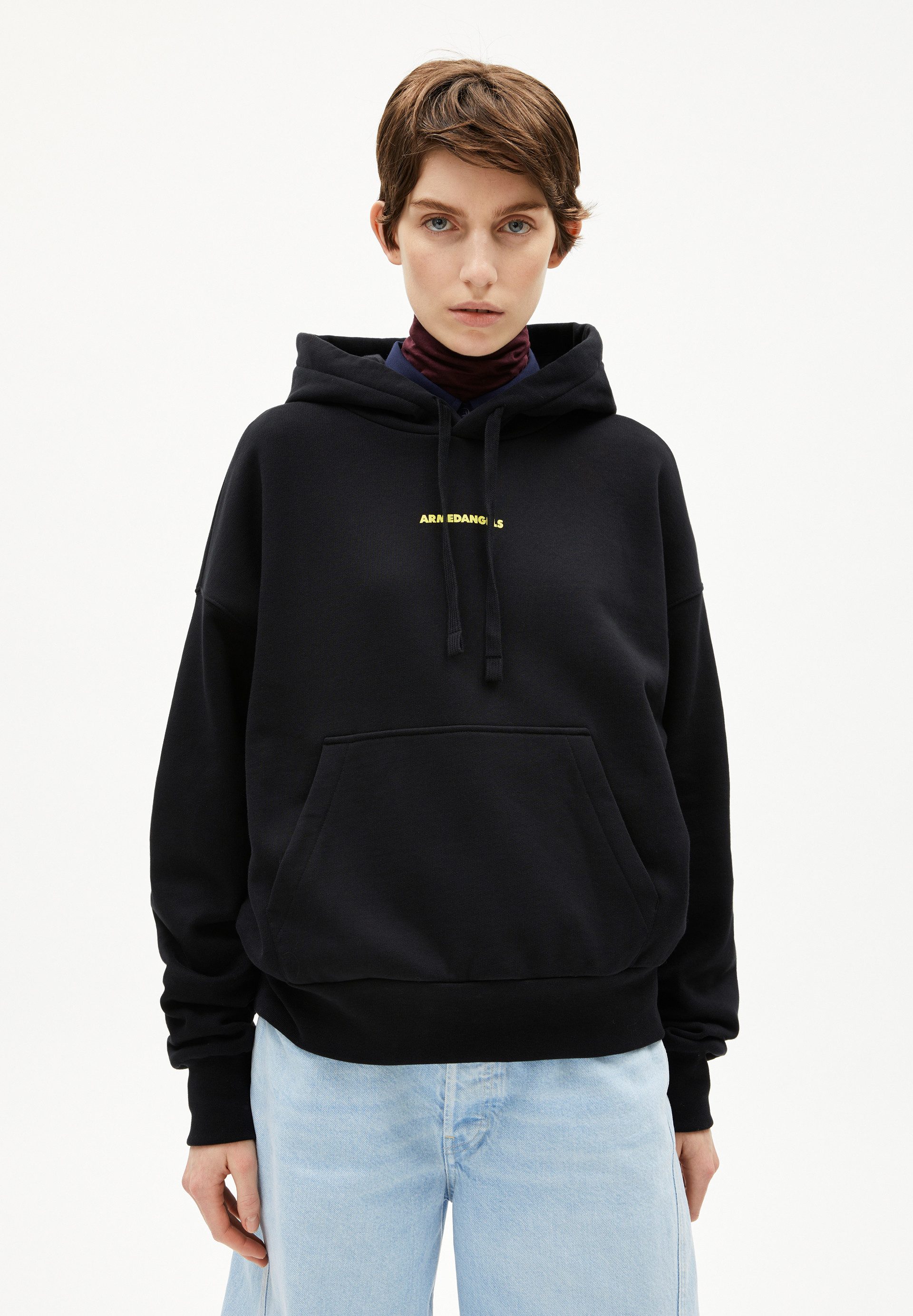 Armedangels Hoodie FRANCISARAA CHAANGE Sweathoodie aus Bio-Baumwolle (1-tlg., Oversized Fit) Kängurutasche