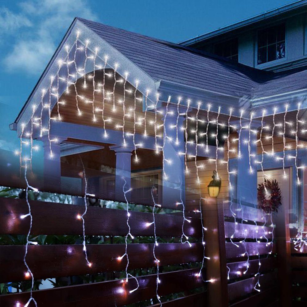 Salcar LED-Lichtervorhang »Lichterkette LED außen, Lichterkette  Weihnachten, Lichtervorhang Fenster IP44« online kaufen | OTTO