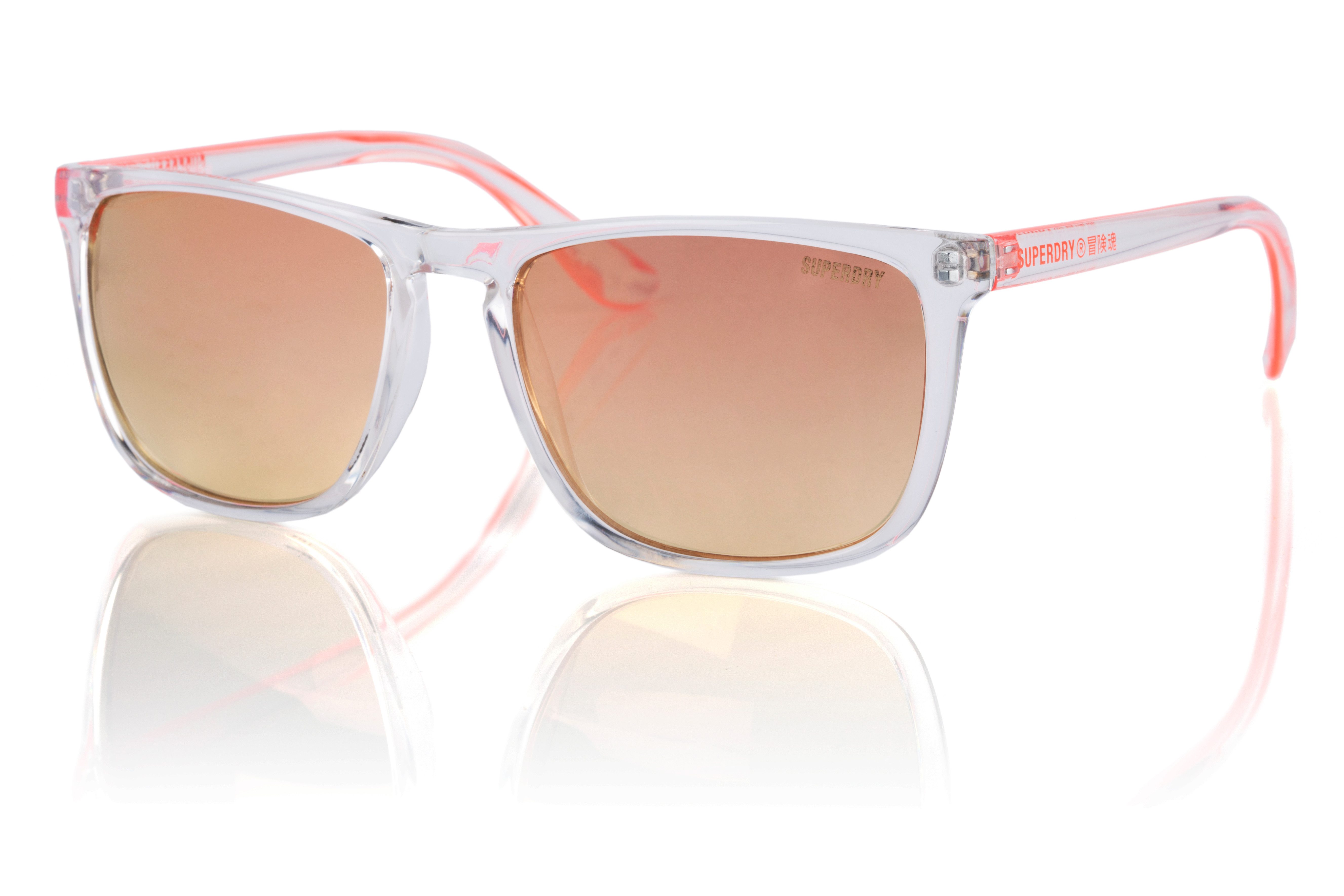 Superdry Sonnenbrille Modell 996059 Form Karree/Eckig, Logoschriftzug auf Bügel, Injectionfassung