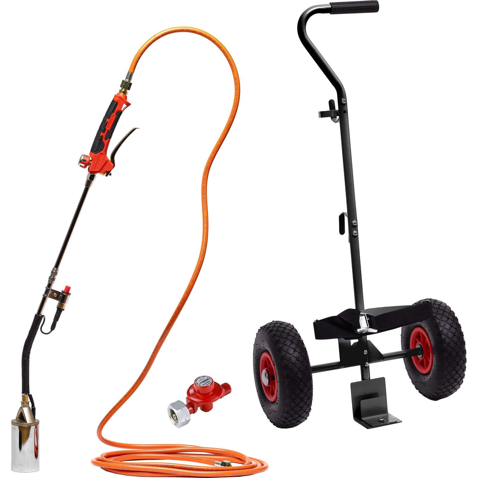 Rothenberger Industrial Weichlötbrenner ROTHENBERGER Industrial 2teiliger Anwärmbrenner ECO Piezo & Flaschentr