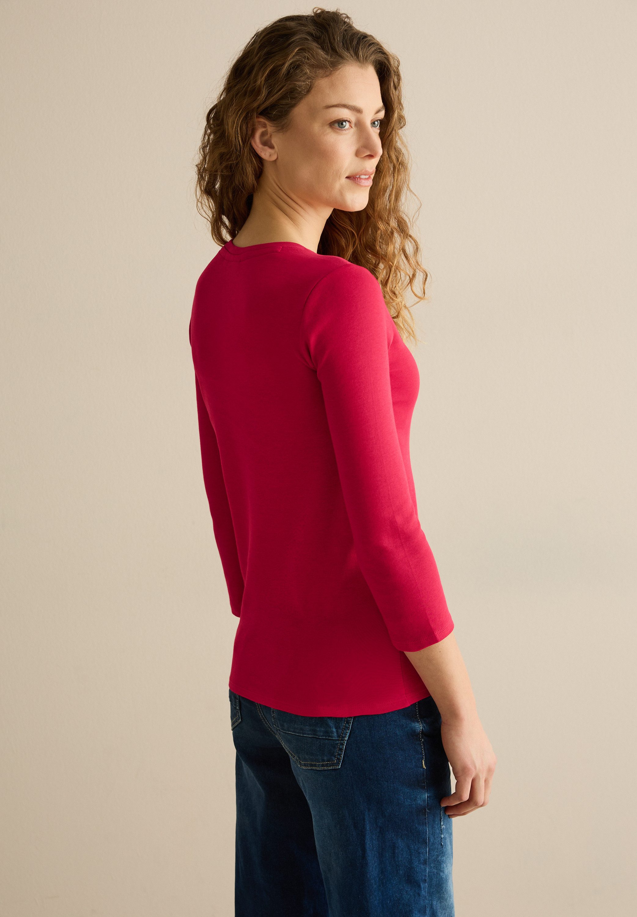 Cecil 3/4-Arm-Shirt, aus reiner Baumwolle günstig online kaufen