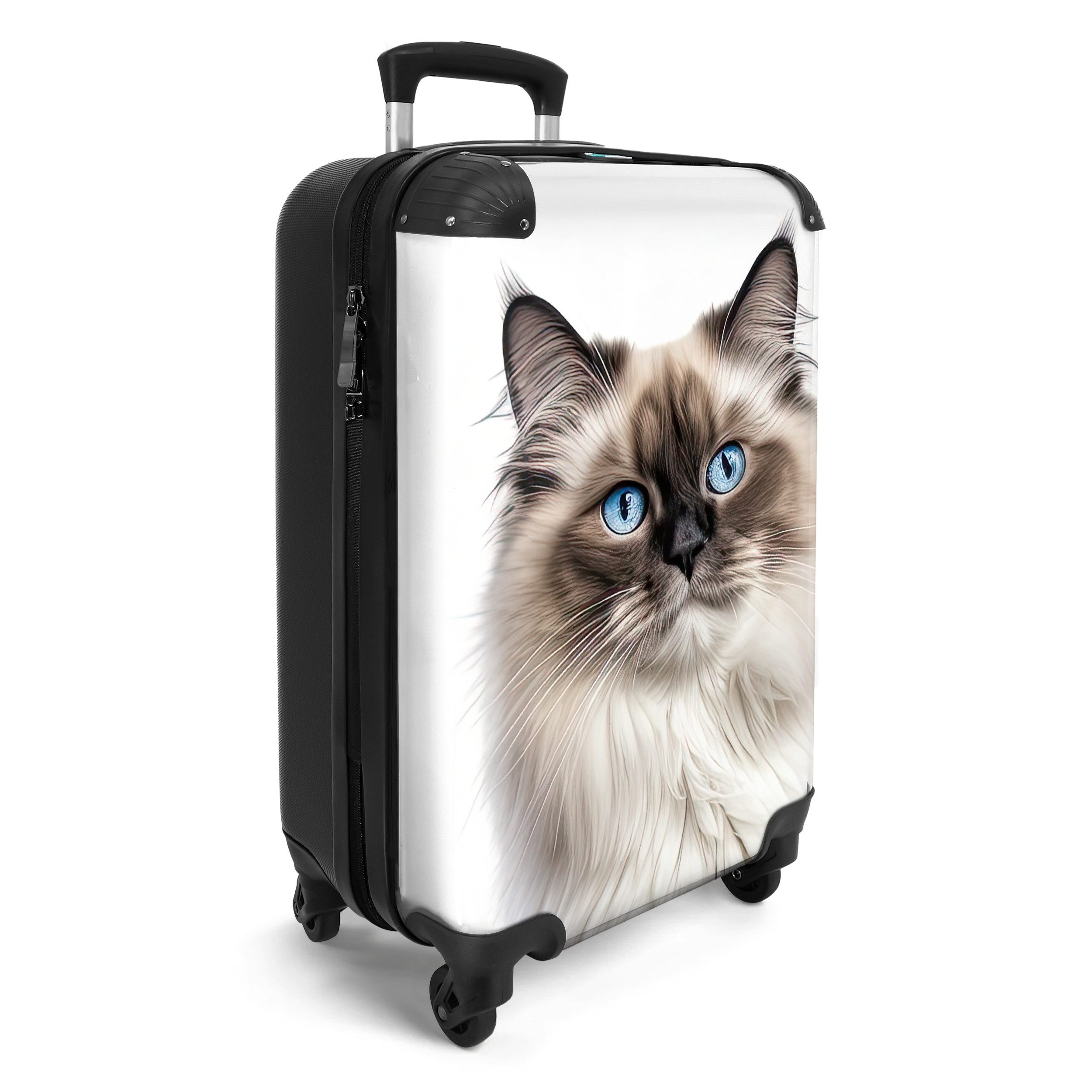 NoBoringSuitcases.com© Hartschalen-Trolley Katze - Haustier - günstig online kaufen