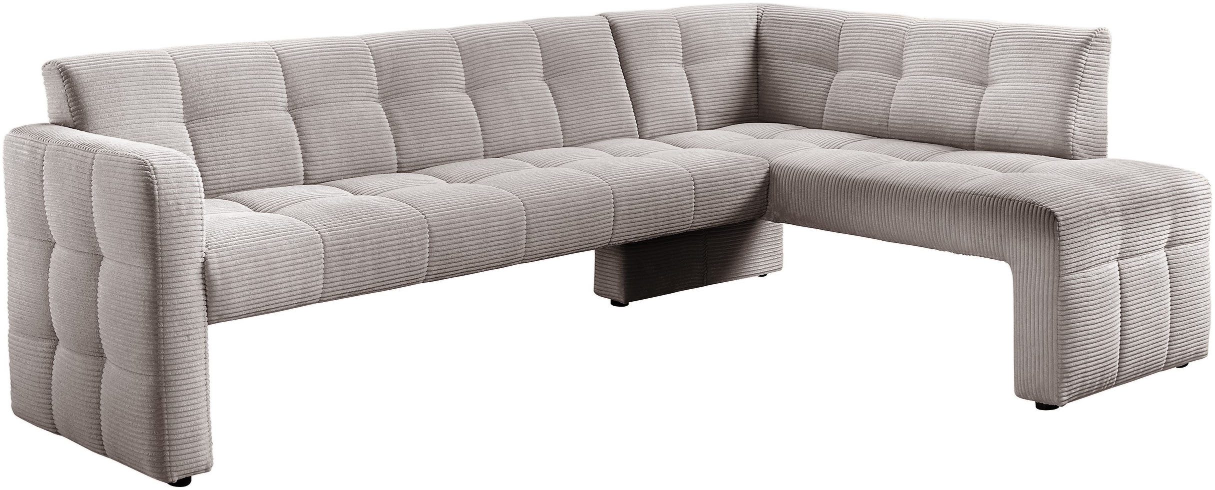 exxpo - sofa fashion Essbank Barista, bequem und elegant, hohe Bodenfreiheit, Eckbank Barista bequem und elegant, hochwertige Detailverarbeitung