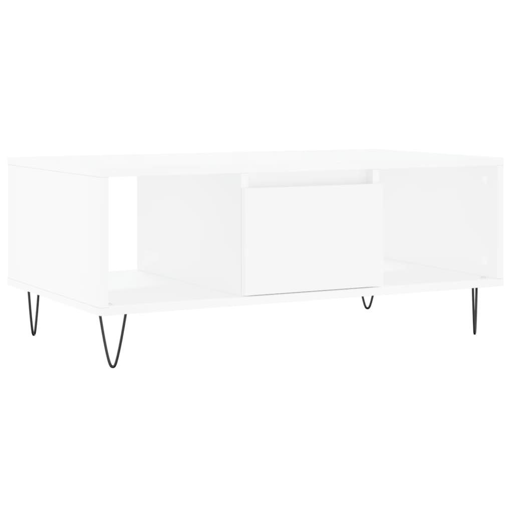 vidaXL Couchtisch Couchtisch Weiß 90x50x36,5 cm günstig online kaufen