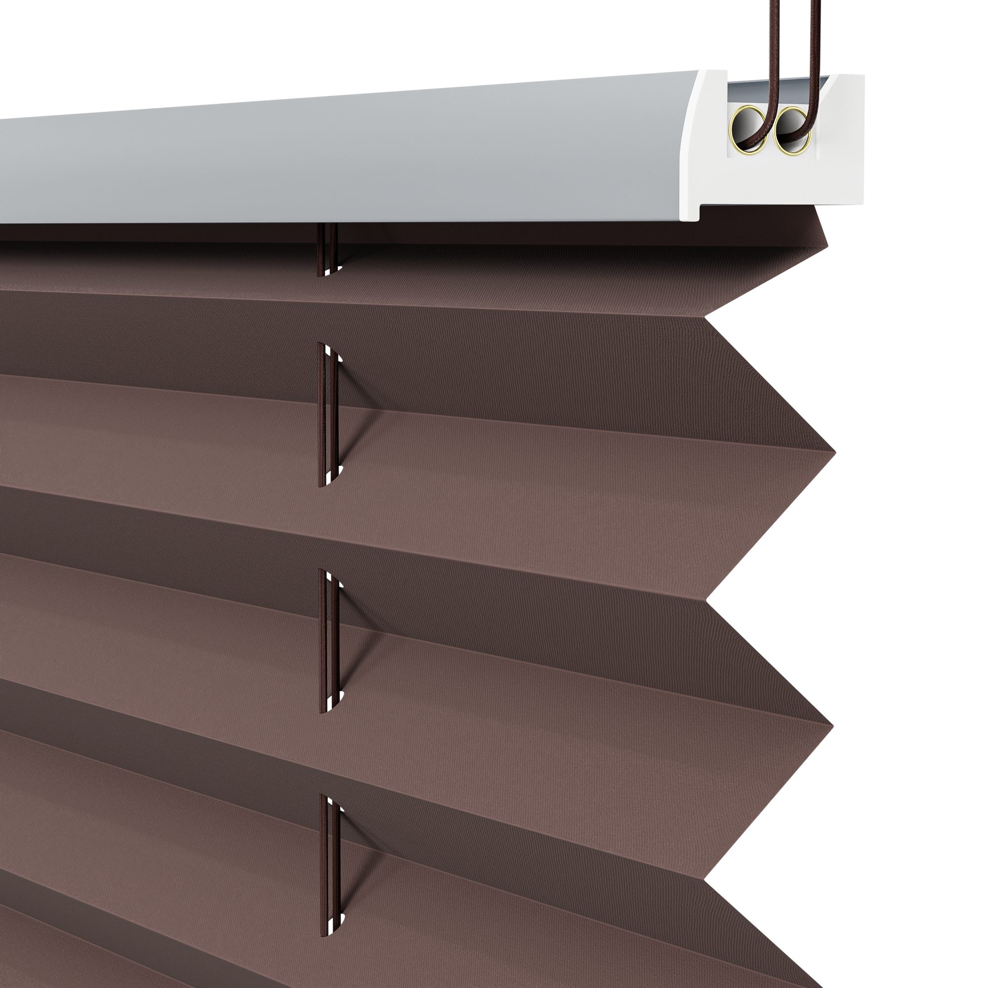 Sekey Plissee Sonnenschutzrollo ohne Bohren Verspannt Blickdicht Lichtschut günstig online kaufen