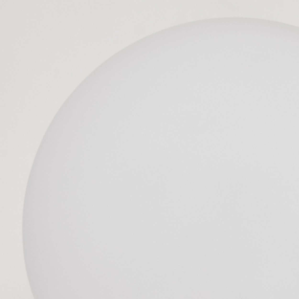 hofstein Stehlampe Stehlampe aus Metall/Glas in Schwarz/Weiß mit Fußschalter, ohne Leuchtmittel, Stehleuchte im Retro/Vintage-Design mit Glasschirmen (15 cm), E14