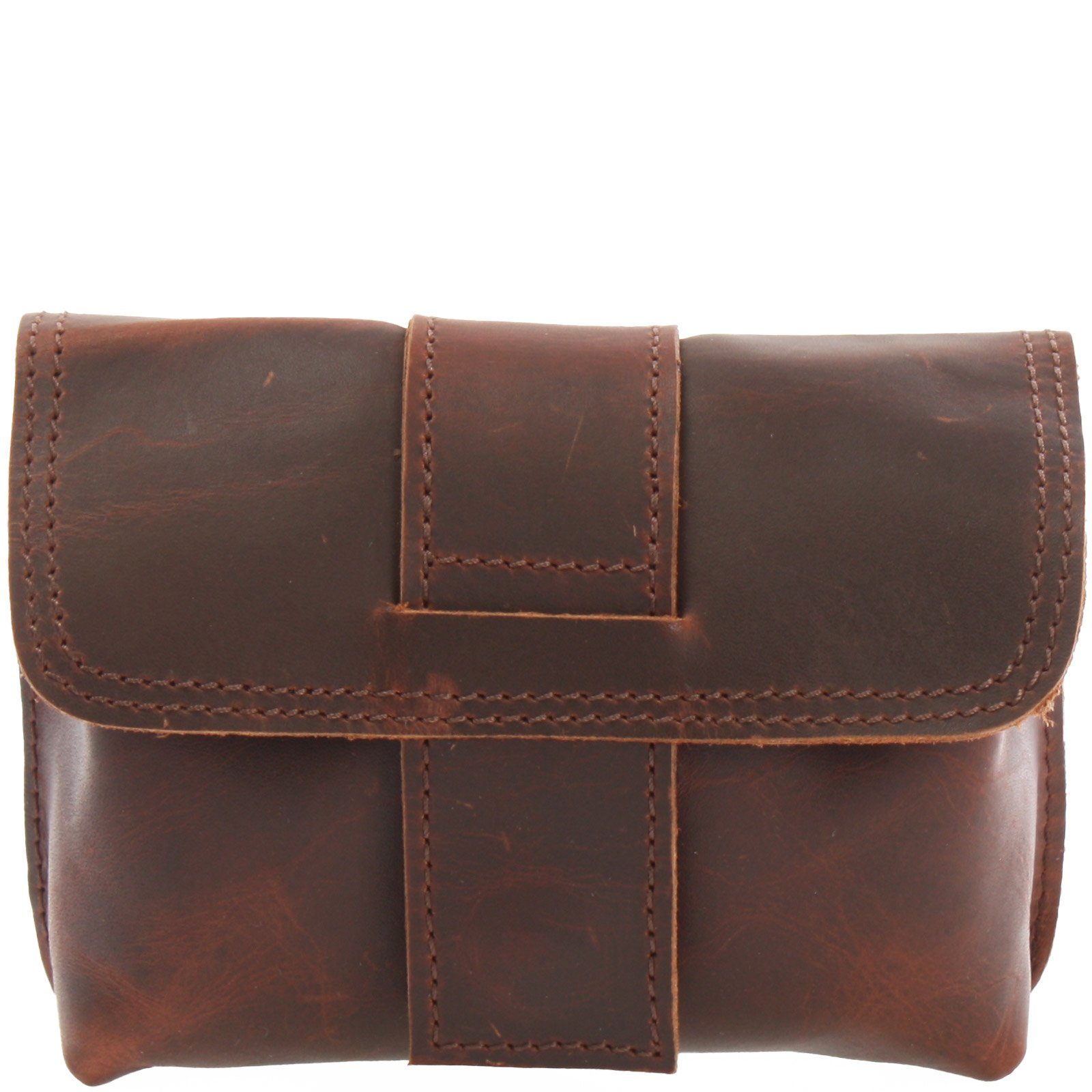LECONI Gürteltasche Bauchtasche Hüfttasche Damen Herren Leder LE9005