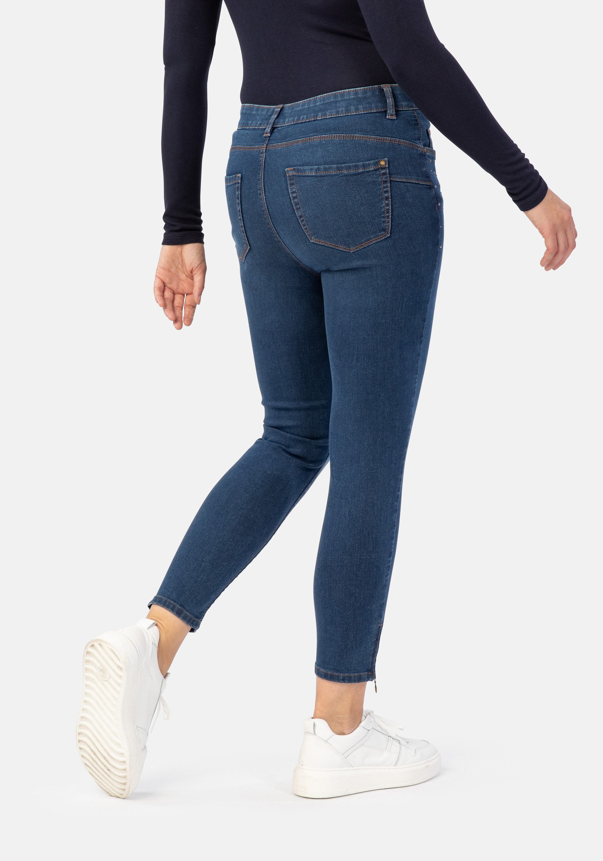 STOOKER WOMEN 5-Pocket-Jeans Rio Denim Strass günstig online kaufen