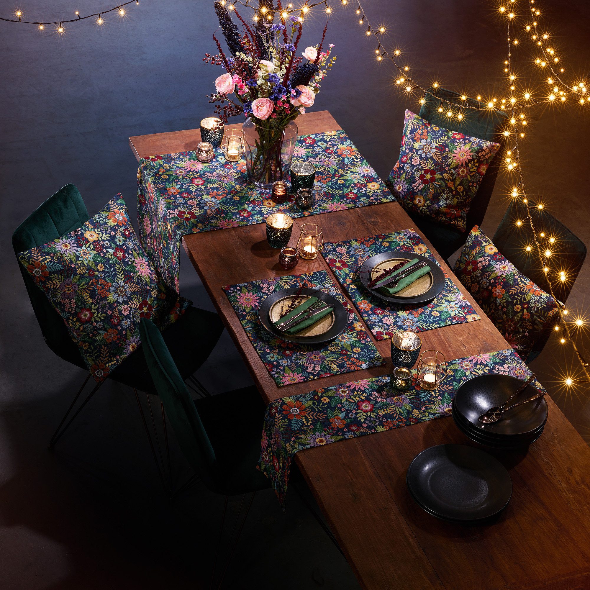 Erwin Müller Mitteldecke Mitteldecke "Blumen", Blumen