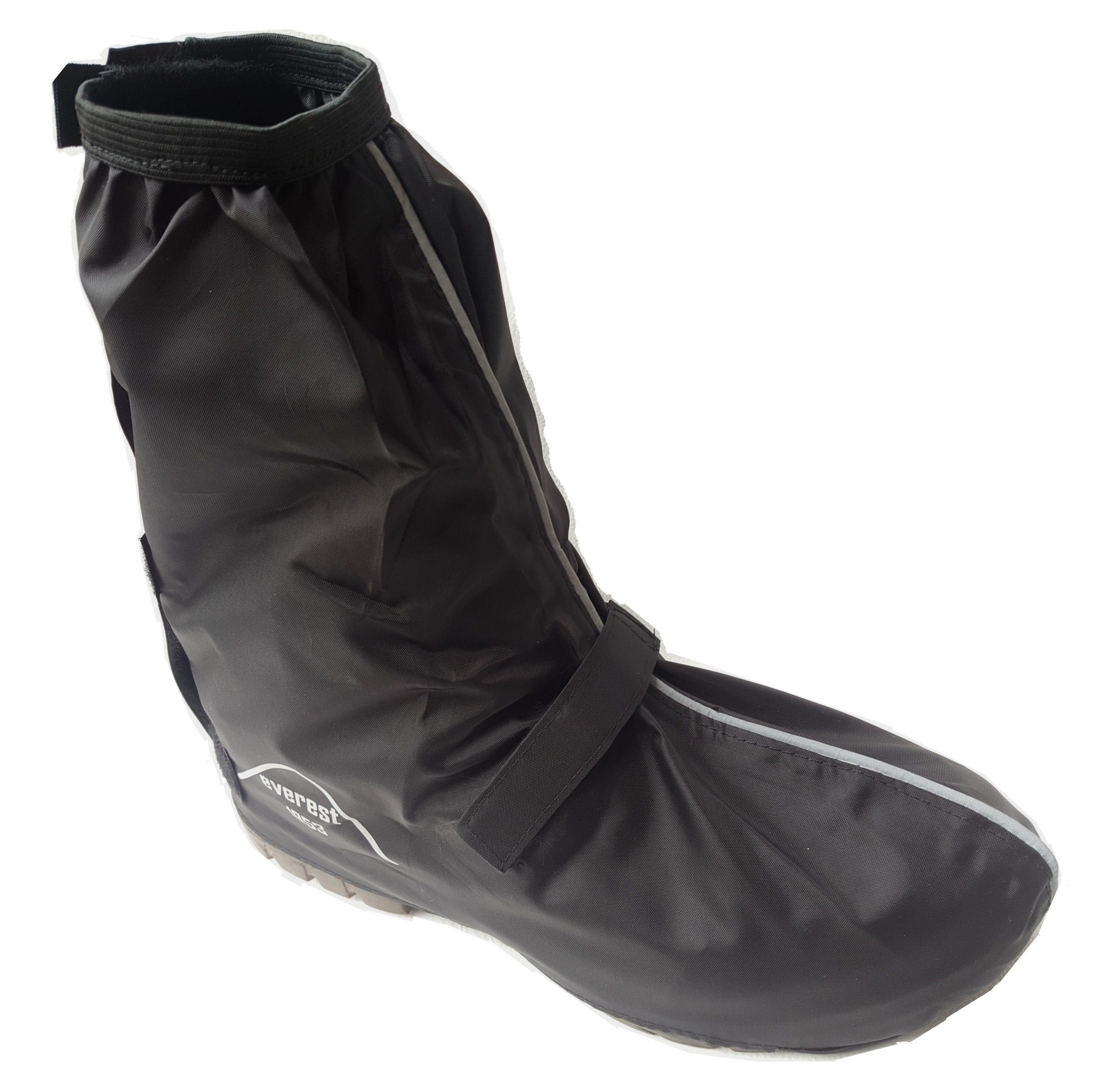 everest 1953 Fahrrad-Überschuh Gaiter Überschuhe short Gamaschen Regenschutz Gr. S (37 - 39) reflektierende Naht
