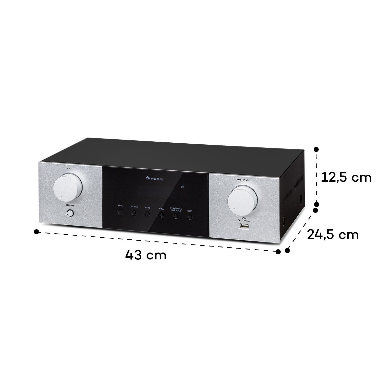 Auna AMP-4000 DAB Audioverstärker