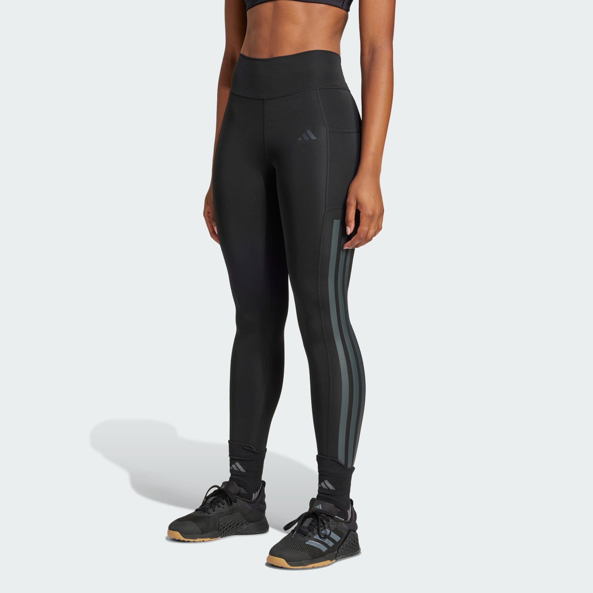 adidas Performance Funktionstights OPTIME 3-STREIFEN FULL-LENGTH LEGGINGS ( günstig online kaufen