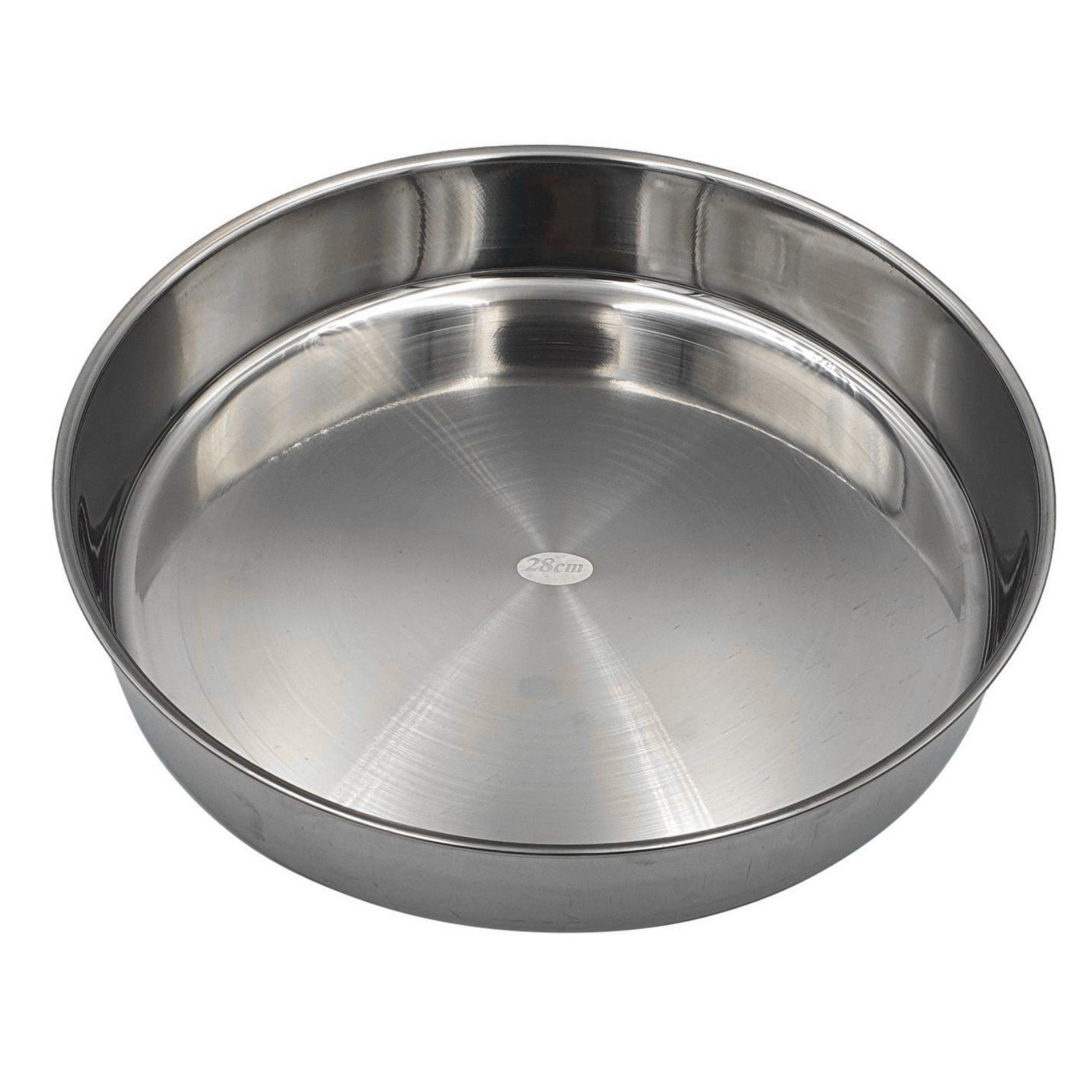 Almina Backblech - Backofenblech 28/32/36 cm 3er-Set Edelstahl Backblech Backform, Edelstahl, (3-St)