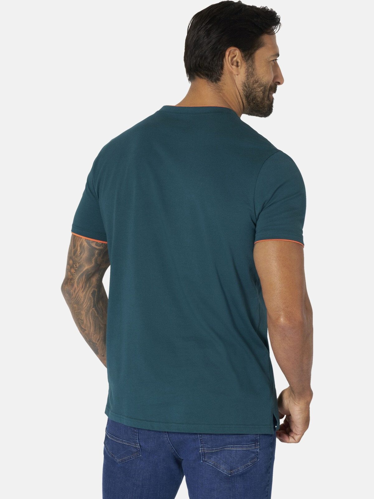 Jan Vanderstorm T-Shirt HAKEJAN mit grafischem Print