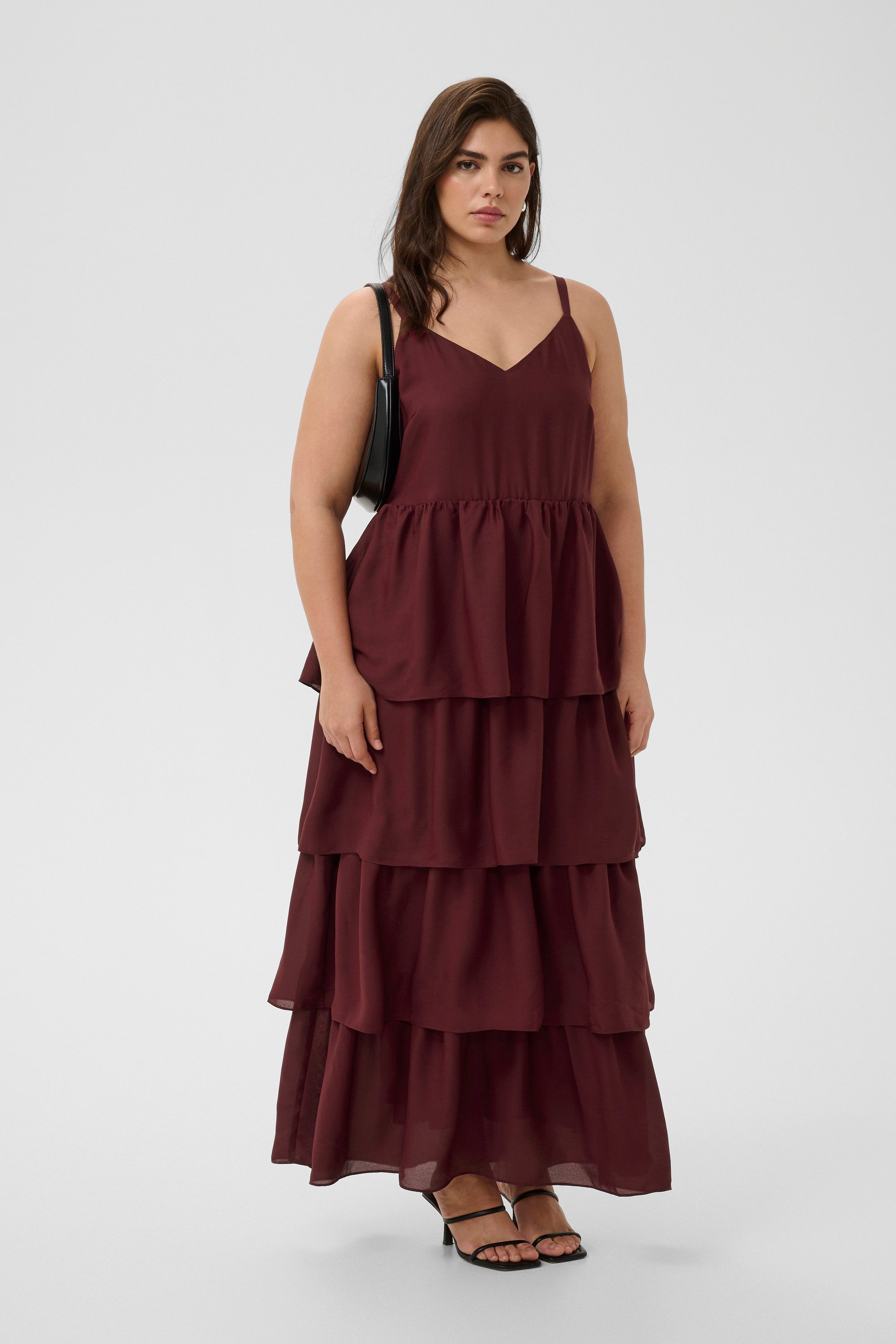 KAFFE Curve Blusenkleid Kleid KClory Große Größen