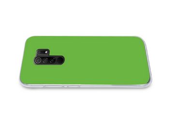 MuchoWow Handyhülle Grün - Farben - Natur, Phone Case, Handyhülle Xiaomi Redmi 9, Silikon, Schutzhülle