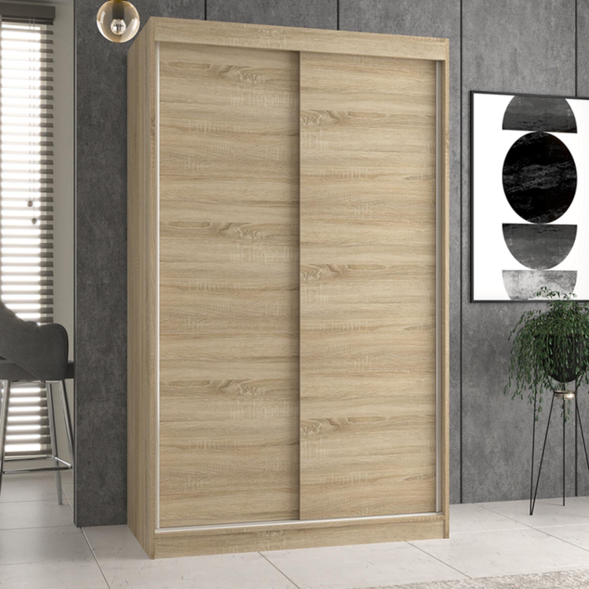 Beautysofa Schiebetürenschrank Royal (120 / 160 günstig online kaufen
