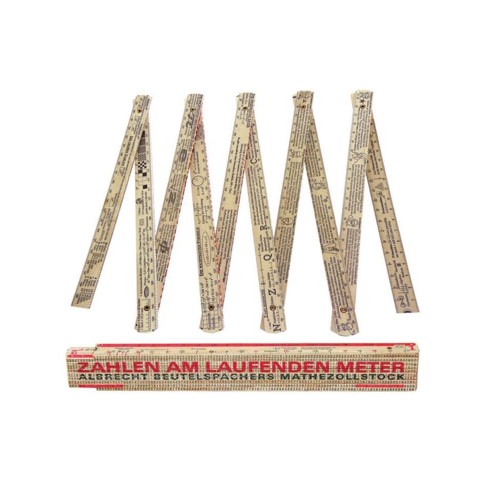 Metermorphosen Spiel, Mathezollstock - Zahlen am laufenden Meter