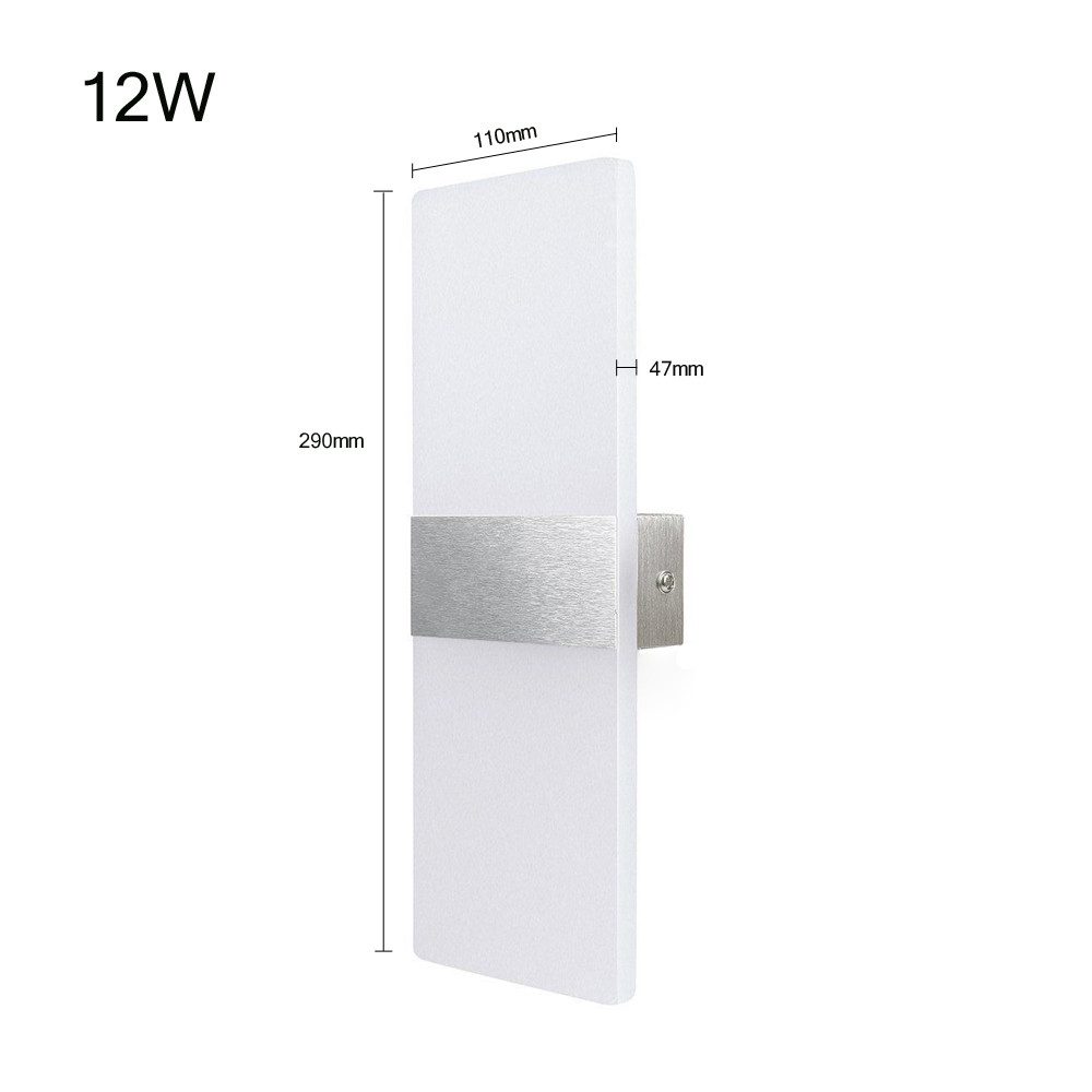 Clanmacy LED Wandleuchte 2X Wandlampe Flurlampe günstig online kaufen