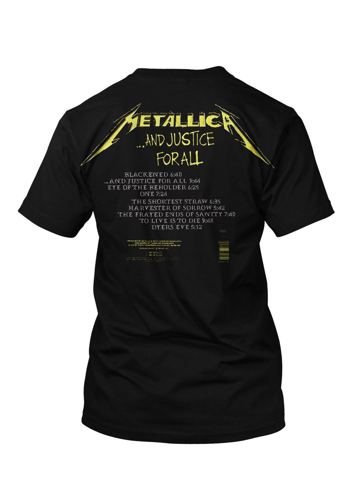 metallica T-Shirt And Justice For All Tracks günstig online kaufen