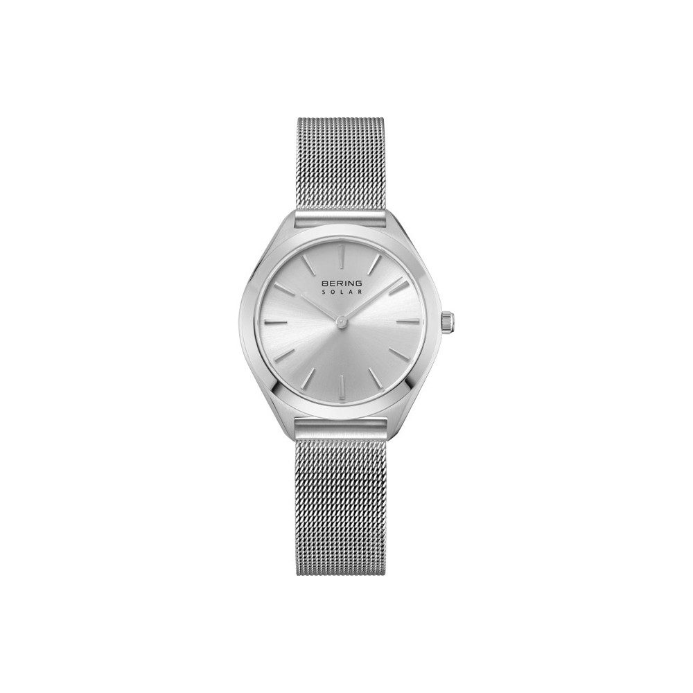 Bering Quarzuhr Bering Solar silber glänzend günstig online kaufen