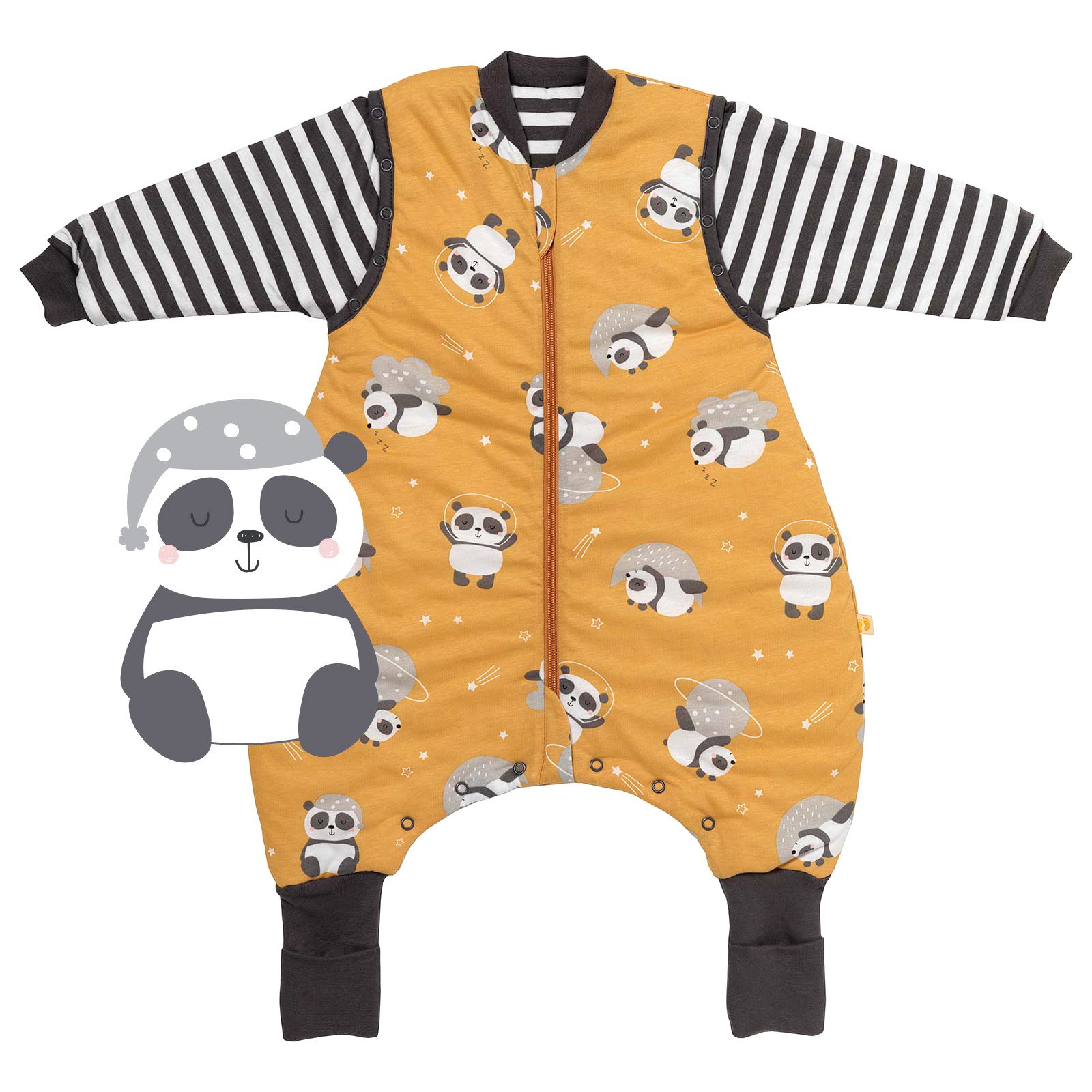 Schlummersack Kinderschlafsack Schlafsack mit Füßen und umklappbaren Bündch günstig online kaufen