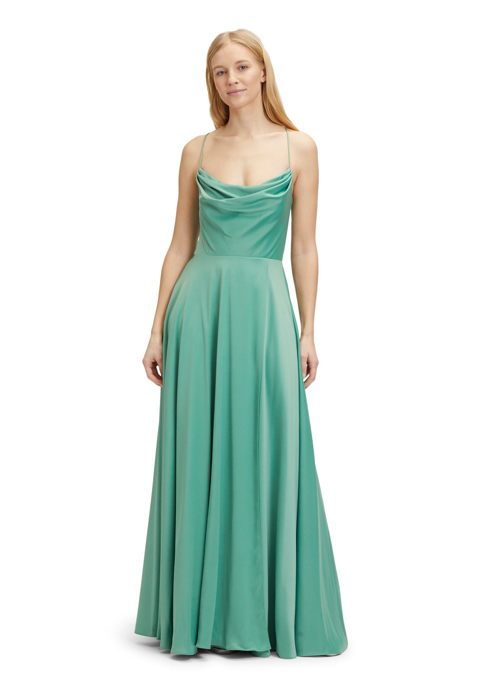 Vera Mont Maxikleid mit Wasserfallausschnitt (1-tlg) Stoff