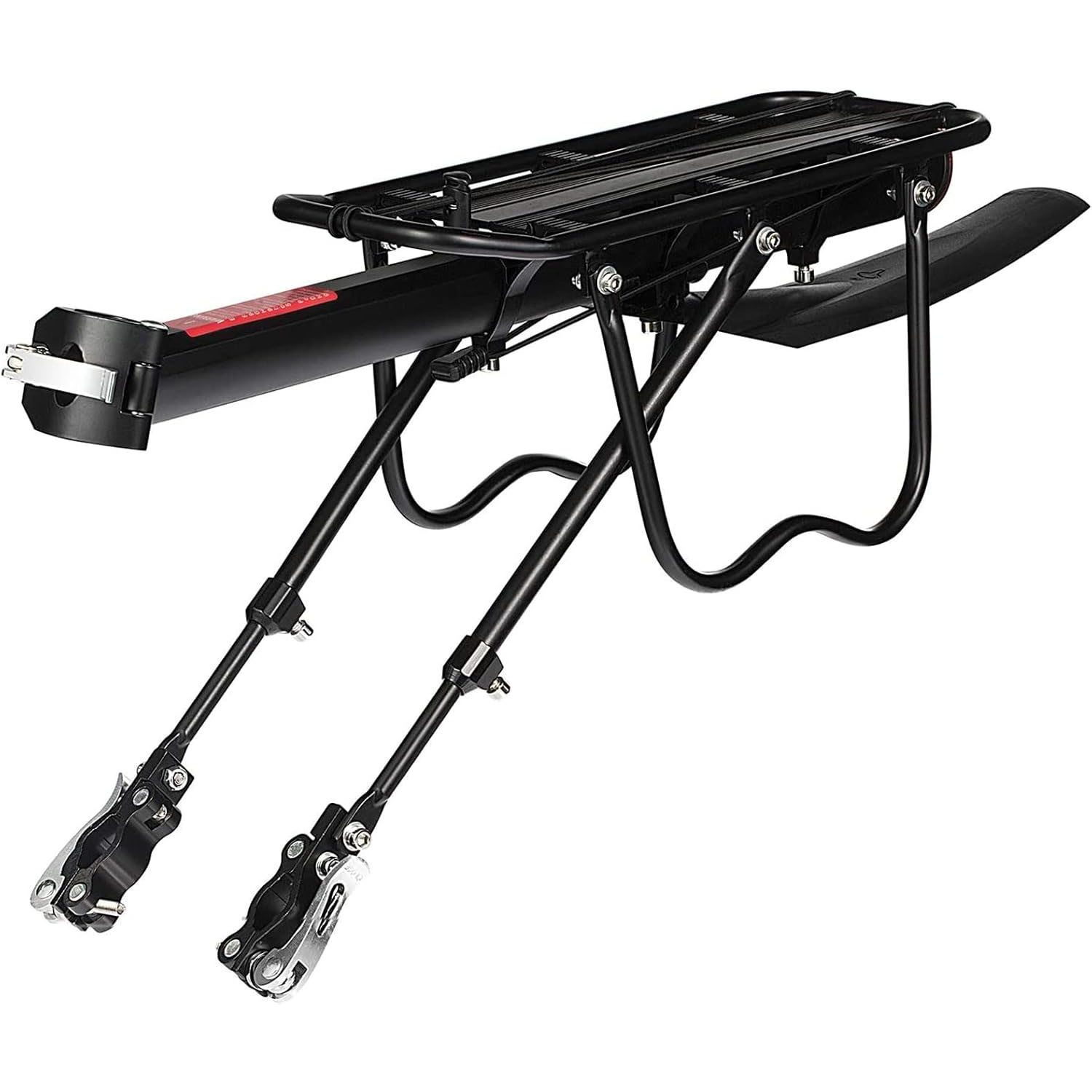 HEYHIPPO Heckfahrradträger Mountainbike gepäck rack fahrrad hinten sitz verdickt rack mit fender, (55×14cm Fahrradteile, Universelle Gepäckträgerhalterung für Rucksäcke mit Reflektoren), Schnellspanner Fahrrad-Heckträger aus Aluminiumlegierung, Metallregal