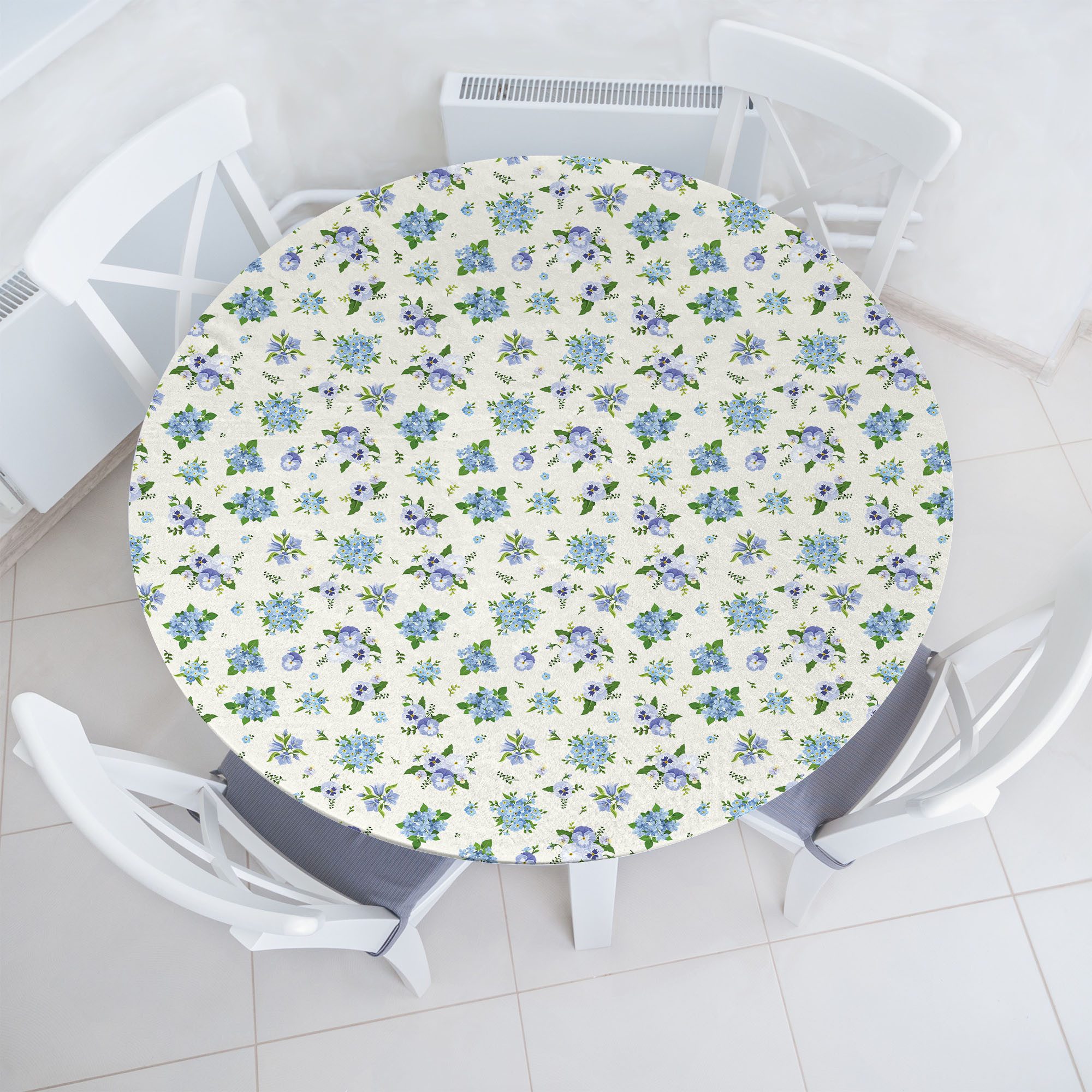 Abakuhaus Tischdecke Rundum-elastische Stofftischdecke, Elfenbein und günstig online kaufen