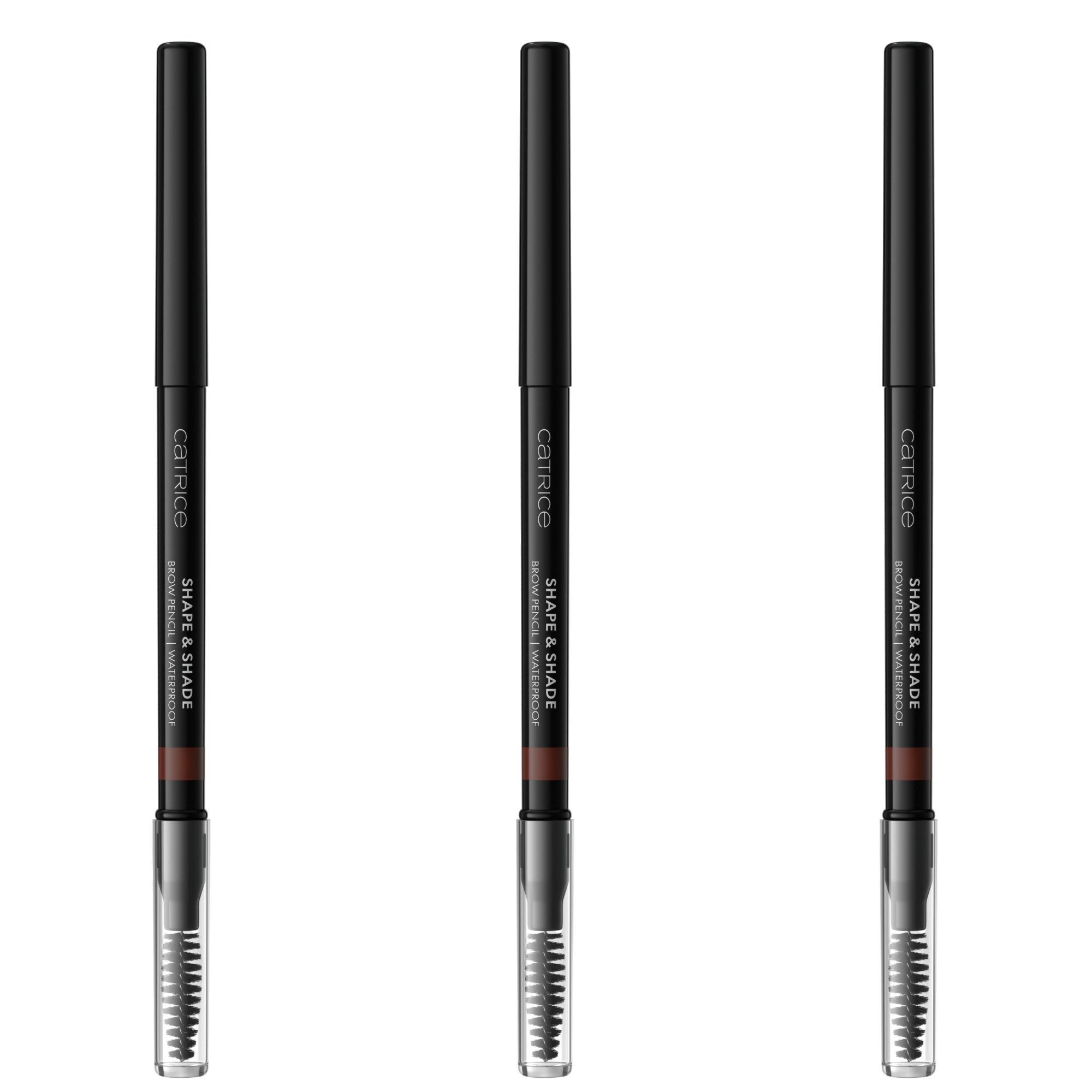 Catrice Augenbrauen-Stift SHAPE & SHADE BROW PENCIL WATERPROOF, 3-tlg., für präzises Formen & Definieren