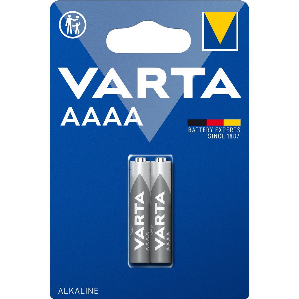 VARTA AAAA Batterien 2er Blister, Alkaline 1,5V für medizinische Geräte Batterie
