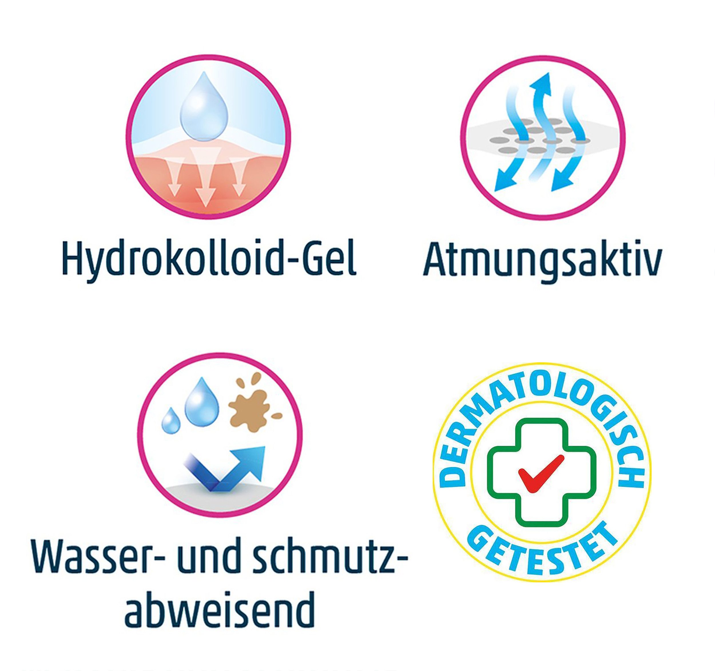 LifeMed Hühneraugenpflaster 6x HÜHNERAUGEN PFLASTER 45x22mm mit Hydrokolloid-Gel 86, Hühneraugenkissen Blasenpflaster Druckpflaster