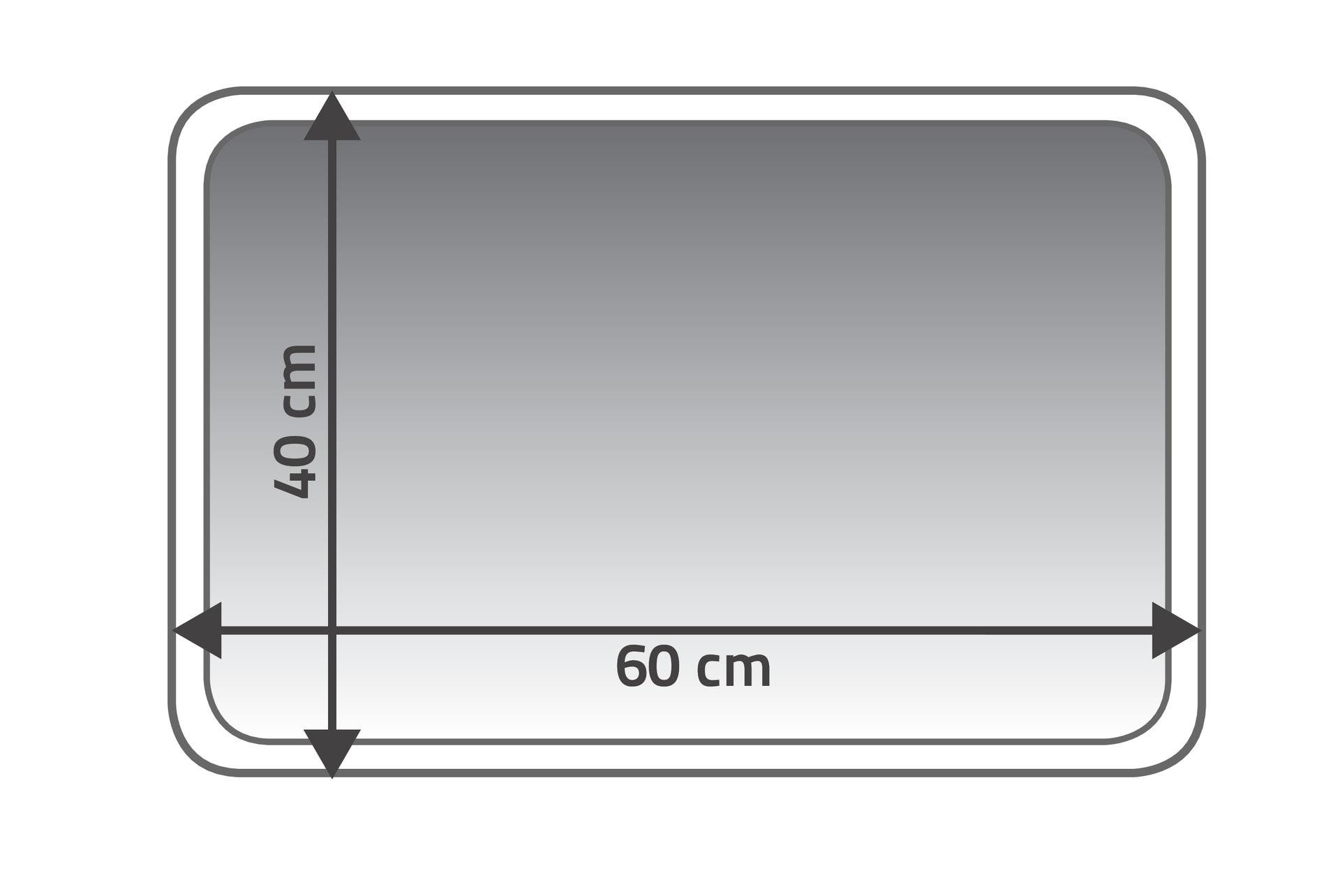 Ridder Badematte Stadion hellgrün, Höhe 60 mm, 100% Polyester-Microfaser