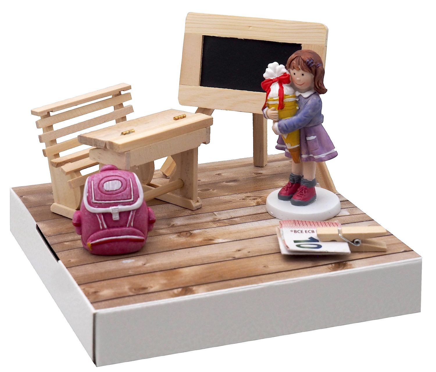 ZauberDeko Geschenkbox Geldgeschenk Verpackung Einschulung Schulanfang Schu günstig online kaufen