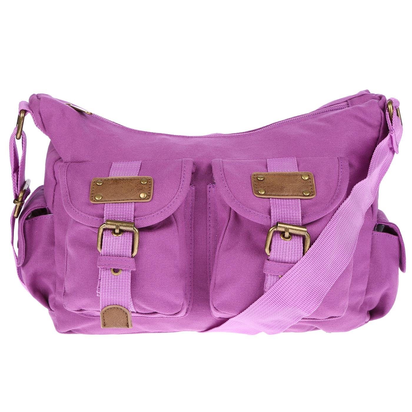 Umhängetasche Damen Tasche Schultertasche Bag Canvas Shopper